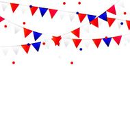 Party Background with Flags Vector Illustration N14