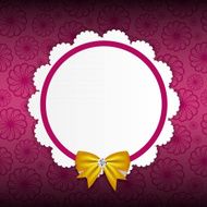 Frame in Vintage Background Vector Illustration N8