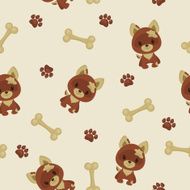 seamless dog pattern N8