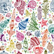 Seamless Christmas decorations