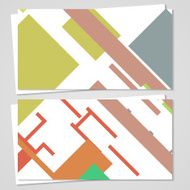 Vector business-card set for your design N113