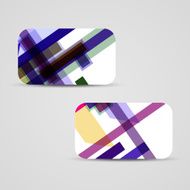 Vector business-card set for your design N114