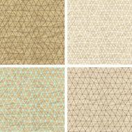 Seamless lace patterns on old paper texture
