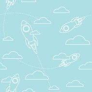 Seamless rockets and clouds