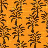 Vector seamless pattern of palm trees