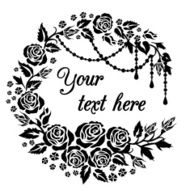 Logo with roses