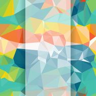 Seamless abstract geometric pattern with triangles