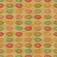 EPS10 retro seamless pattern on vintage old paper N2