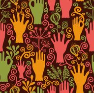 Gardening Seamless Pattern N2