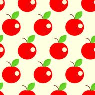 One credit seamless Apples background