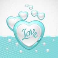 Valentine&#039;s Day vector background Gift card and flyer N2