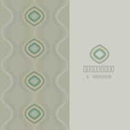 Abstract background with symbolic peacock feather theme