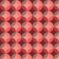 Red Circle Pattern Background