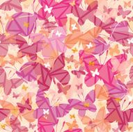 Abstract Texture Butterfies Seamless Pattern