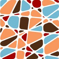 Abstract mosaic background in the shape of a square