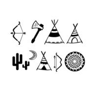 hipster arrows hand drawn doodles
