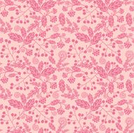 Red berries seamless pattern N2