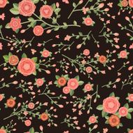 graceful seamless floral pattern N13