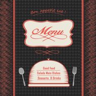 modern restaurant menu design N4