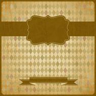 EPS10 vintage grunge old card Background with place for text