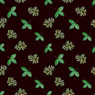 dark pattern with leaves