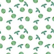 Spring leaves eco pattern