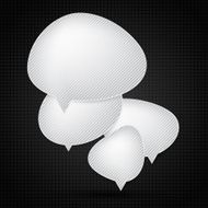 Abstract speech bubble vector background Eps 10 N2