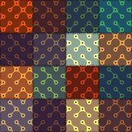 Abstract diagonal geometric pattern with droplet elements in pat