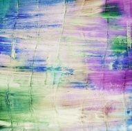 Colorful watercolor collage background from torn paper