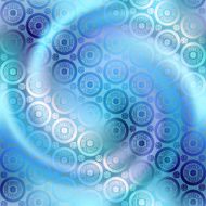 Geometric pattern in chinese style on blurred spiral background