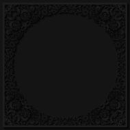 abstract floral frame N4