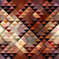 Brown triangles pattern