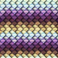 Mosaic pattern with decorative elements