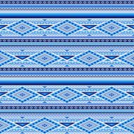 Vector Seamless Blue Pattern