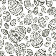 Easter Egg Vector seamless pattern