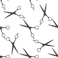 Seamless pattern with scissors N3