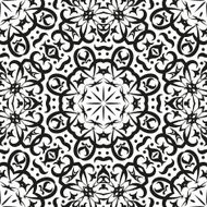 Abstract seamless outline pattern N39