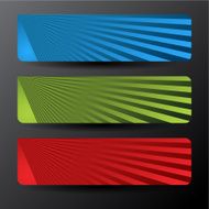 Banner Button Icon Set
