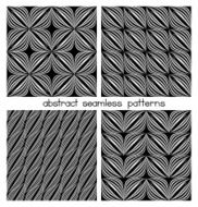 Set of abstract seamless patterns N31