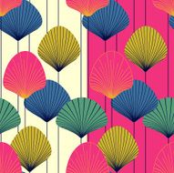 Abstract fans - seamless patterns N2