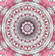 Lace floral colorful ethnic ornament N13