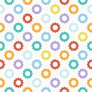 Seamless vector pattern of geometric elements N3
