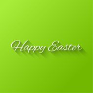 Happy Easter Typographical
