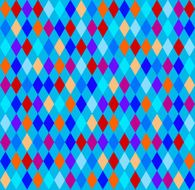 Blue rhombus seamless background