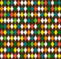 harlequin seamless background with rhombus