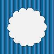 Frame in Paper Vintage Seamless Background Vector Illustration