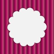 Frame in Paper Vintage Seamless Background Vector Illustration N2