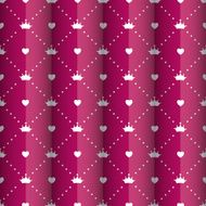 Princess Seamless Pattern Background Vector Illustration N5