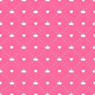 Princess Seamless Pattern Background Vector Illustration N7