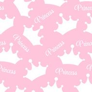 Princess Seamless Pattern Background Vector Illustration N10
